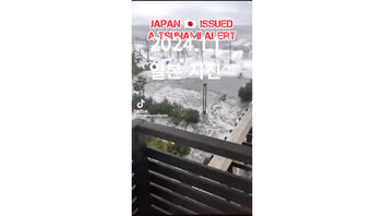 Fact Check: Video Does NOT Show Japan's New Year's Day Earthquake